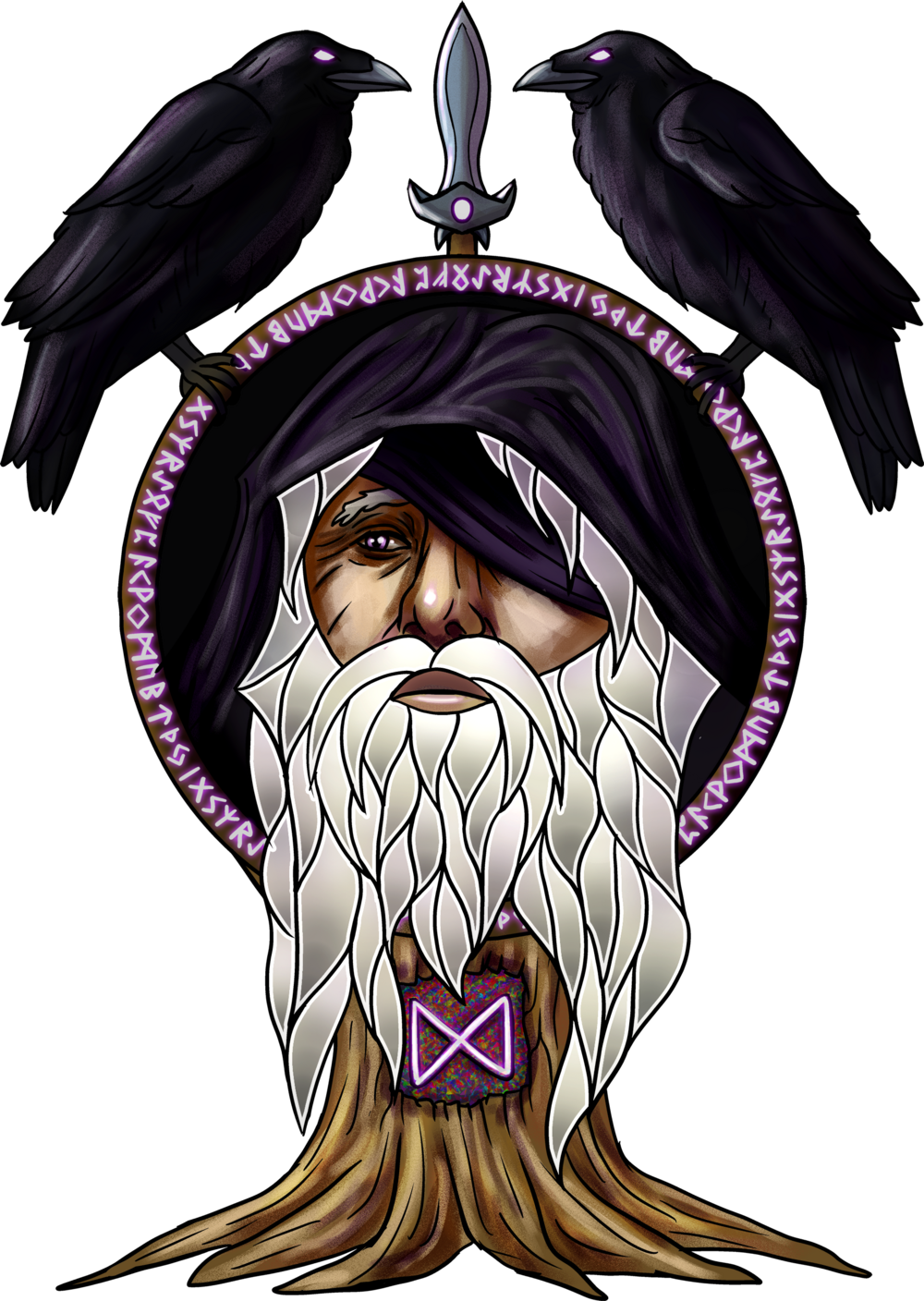 Odin, God of Runes